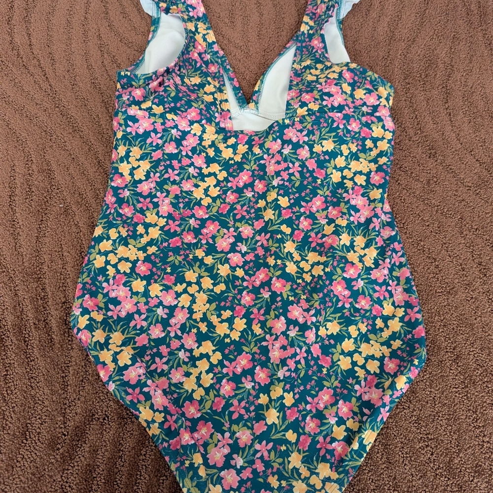 Kona Sol Floral One-Piece Swimsuit - Picture 3 of 7